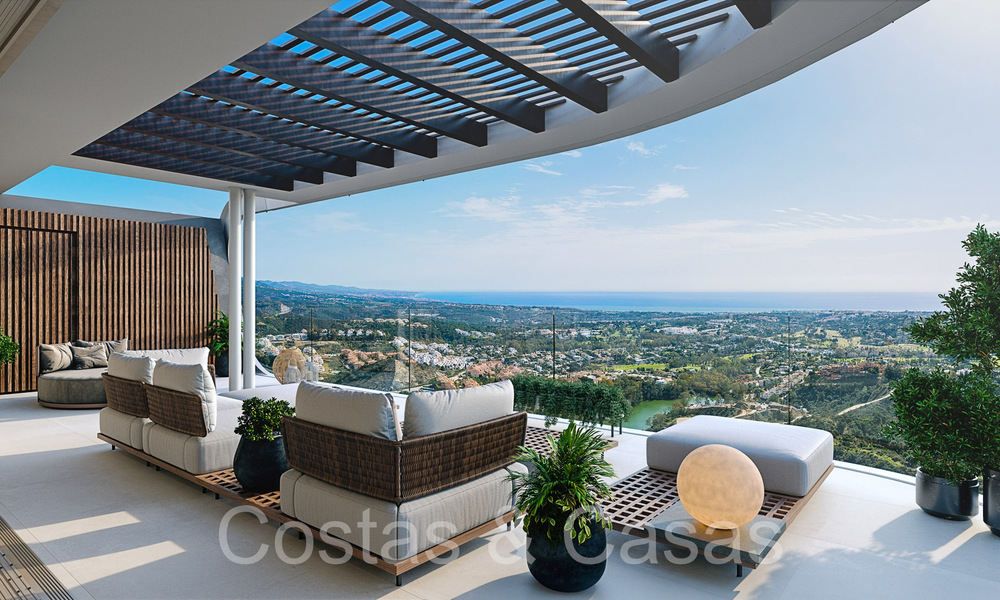 New development of boutique apartments for sale, in a privileged golf resort in the hills of Marbella - Benahavis 63776