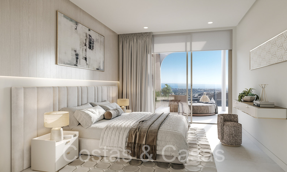New development of boutique apartments for sale, in a privileged golf resort in the hills of Marbella - Benahavis 63780