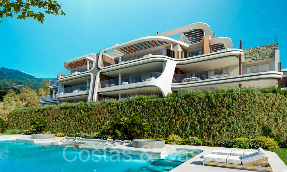 New development of boutique apartments for sale, in a privileged golf resort in the hills of Marbella - Benahavis 63783