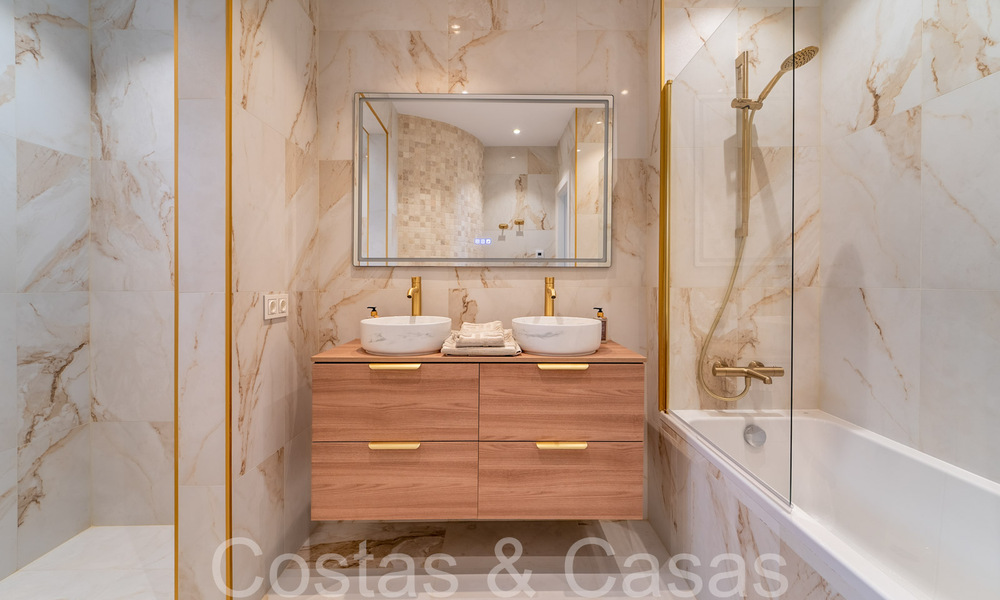 Exclusive penthouse with private pool and panoramic sea views for sale in Mediterranean complex on Marbella's Golden Mile 63921