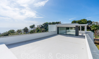 Ready to move in, modern luxury villa for sale with infinity pool in an exclusive gated community in Benalmadena, Costa del Sol 64093 