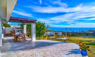 Mediterranean villa for sale on frontline beach near Estepona centre 64019 