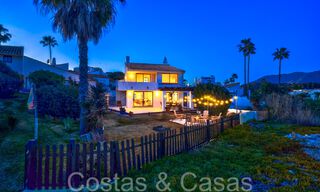 Mediterranean villa for sale on frontline beach near Estepona centre 64054 