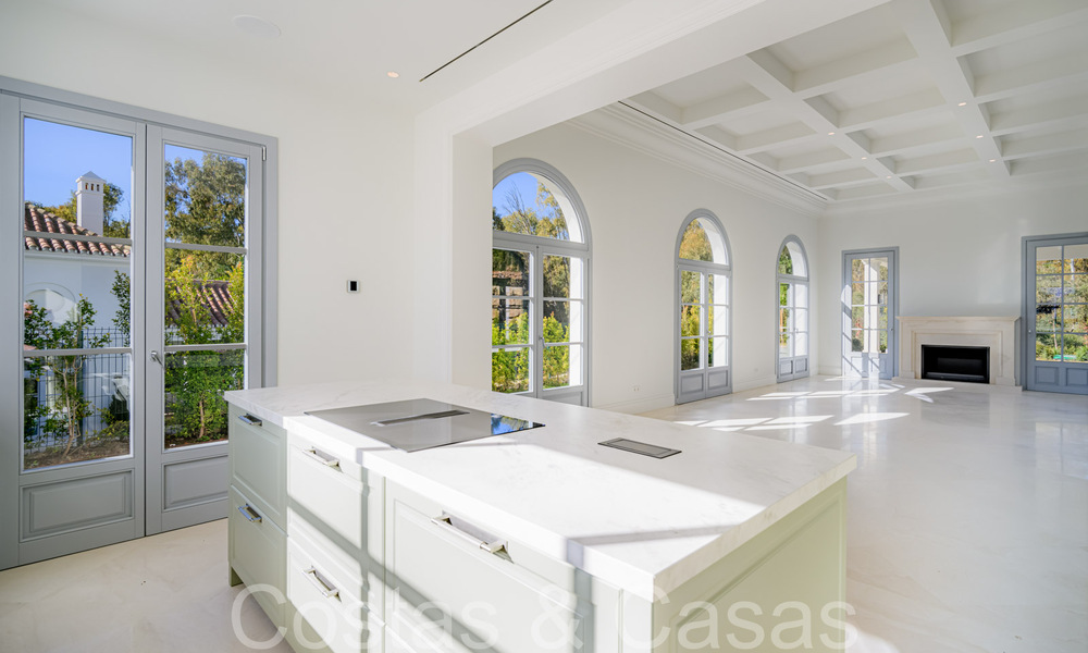 Move-in ready, luxury villa with modern-Mediterranean design for sale in popular golf area in Nueva Andalucia, Marbella 64242