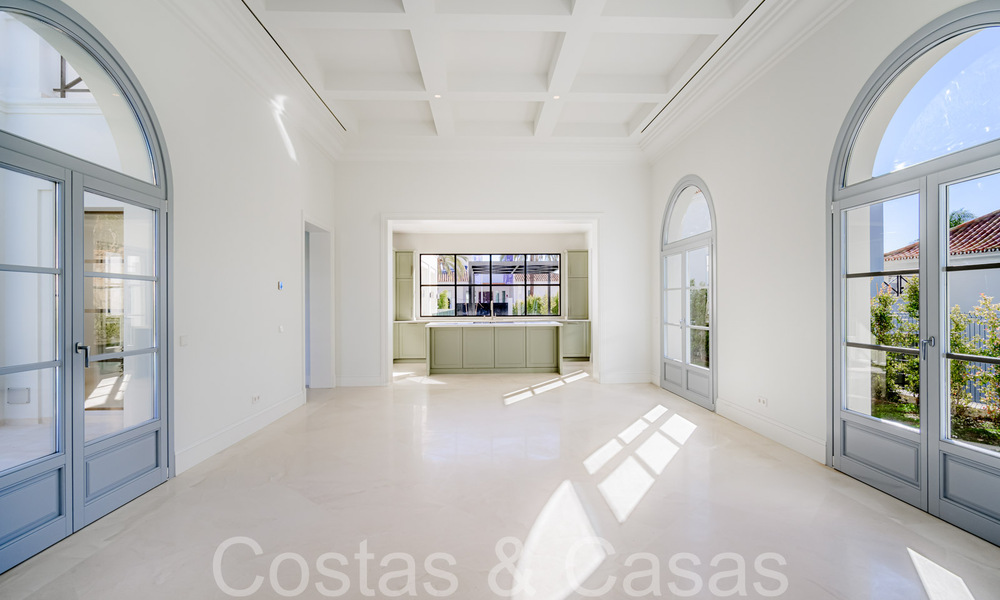 Move-in ready, luxury villa with modern-Mediterranean design for sale in popular golf area in Nueva Andalucia, Marbella 64243
