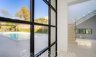 Move-in ready, luxury villa with modern-Mediterranean design for sale in popular golf area in Nueva Andalucia, Marbella 64244 