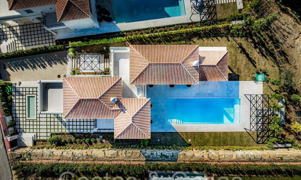 Move-in ready, luxury villa with modern-Mediterranean design for sale in popular golf area in Nueva Andalucia, Marbella 64248