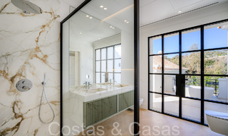 Move-in ready, luxury villa with modern-Mediterranean design for sale in popular golf area in Nueva Andalucia, Marbella 64250 