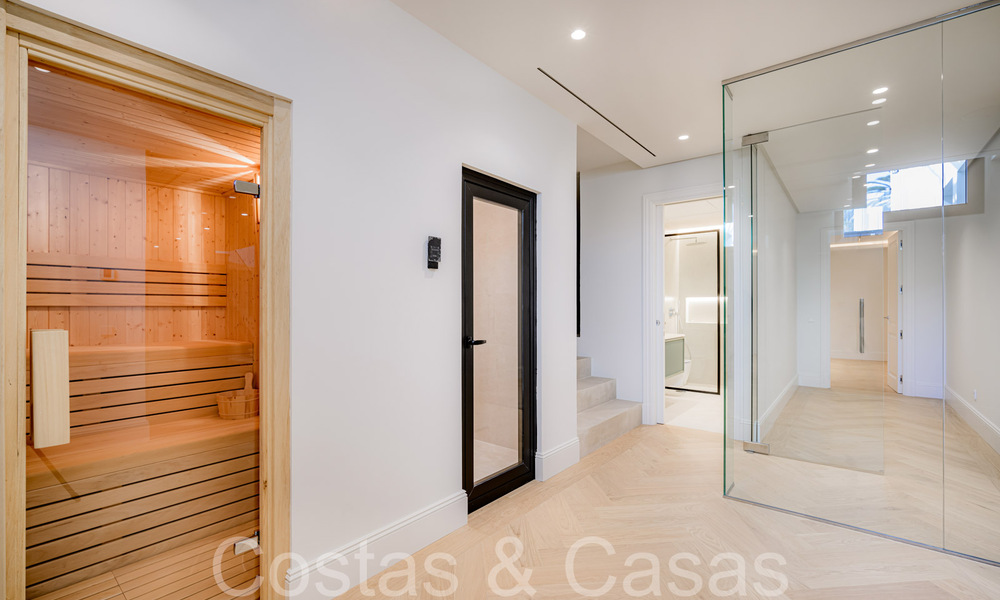 Move-in ready, luxury villa with modern-Mediterranean design for sale in popular golf area in Nueva Andalucia, Marbella 64261