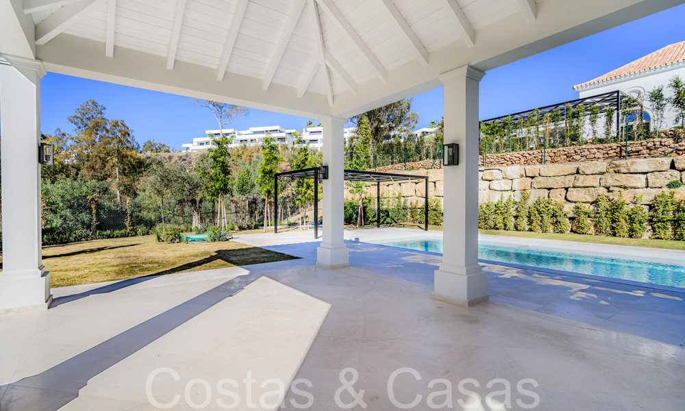 Move-in ready, luxury villa with modern-Mediterranean design for sale in popular golf area in Nueva Andalucia, Marbella 64270