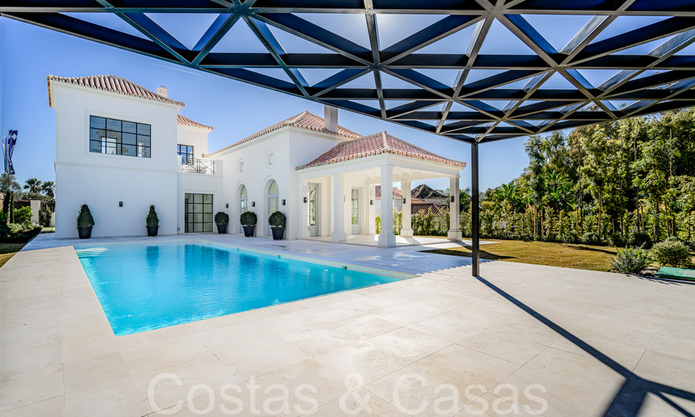 Move-in ready, luxury villa with modern-Mediterranean design for sale in popular golf area in Nueva Andalucia, Marbella 64271