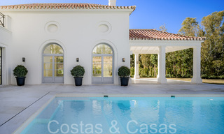 Move-in ready, luxury villa with modern-Mediterranean design for sale in popular golf area in Nueva Andalucia, Marbella 64272 