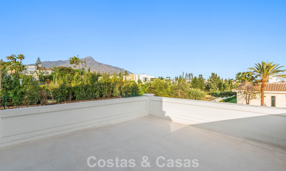 Move-in ready, luxury villa with modern-Mediterranean design for sale in popular golf area in Nueva Andalucia, Marbella 774507