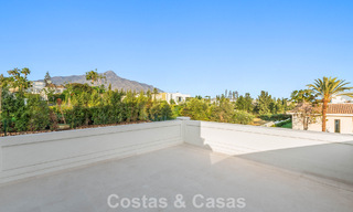 Move-in ready, luxury villa with modern-Mediterranean design for sale in popular golf area in Nueva Andalucia, Marbella 774507 