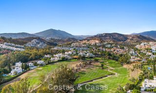 Move-in ready, luxury villa with modern-Mediterranean design for sale in popular golf area in Nueva Andalucia, Marbella 774512 