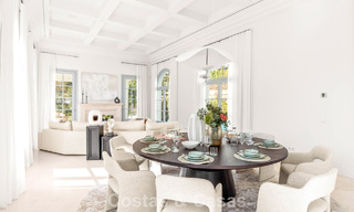 Move-in ready, luxury villa with modern-Mediterranean design for sale in popular golf area in Nueva Andalucia, Marbella 774517 