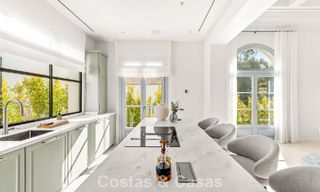 Move-in ready, luxury villa with modern-Mediterranean design for sale in popular golf area in Nueva Andalucia, Marbella 774520 