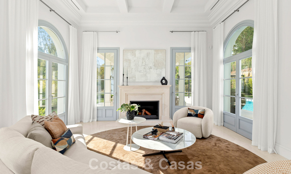 Move-in ready, luxury villa with modern-Mediterranean design for sale in popular golf area in Nueva Andalucia, Marbella 774523