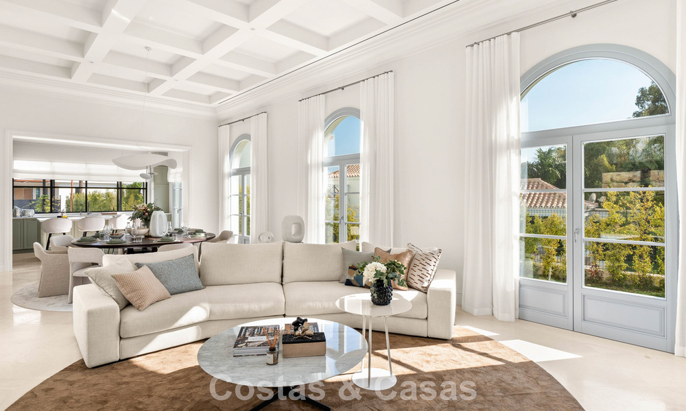Move-in ready, luxury villa with modern-Mediterranean design for sale in popular golf area in Nueva Andalucia, Marbella 774524