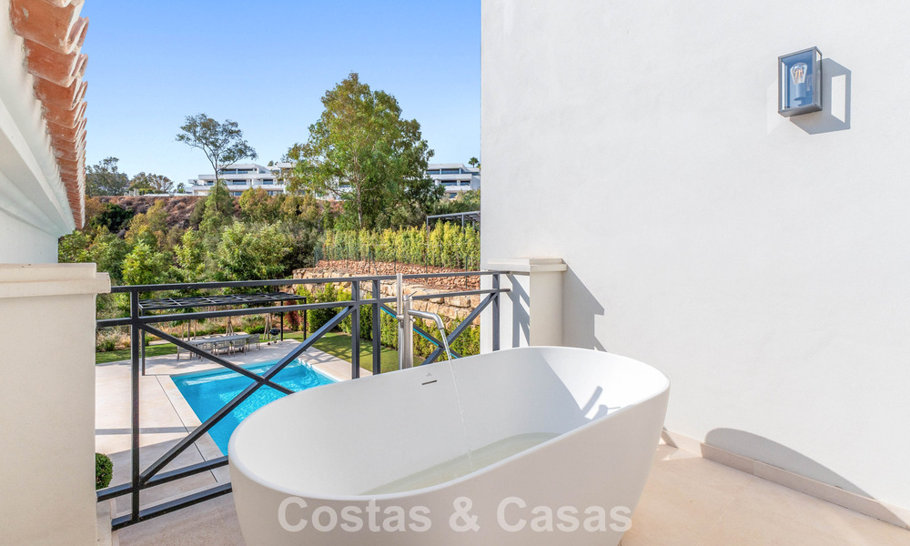 Move-in ready, luxury villa with modern-Mediterranean design for sale in popular golf area in Nueva Andalucia, Marbella 774529