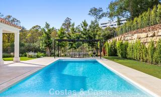 Move-in ready, luxury villa with modern-Mediterranean design for sale in popular golf area in Nueva Andalucia, Marbella 774530 