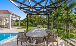 Move-in ready, luxury villa with modern-Mediterranean design for sale in popular golf area in Nueva Andalucia, Marbella 774535 