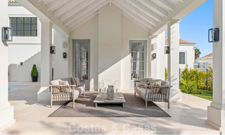 Move-in ready, luxury villa with modern-Mediterranean design for sale in popular golf area in Nueva Andalucia, Marbella 774536 