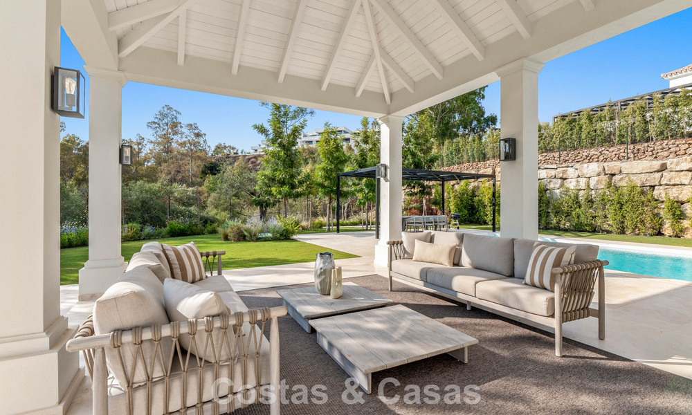 Move-in ready, luxury villa with modern-Mediterranean design for sale in popular golf area in Nueva Andalucia, Marbella 774537