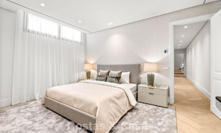 Move-in ready, luxury villa with modern-Mediterranean design for sale in popular golf area in Nueva Andalucia, Marbella 774550 