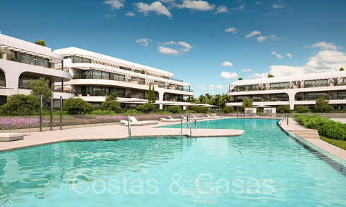 New construction project of apartments for sale on the New Golden Mile between Marbella and Estepona 64283