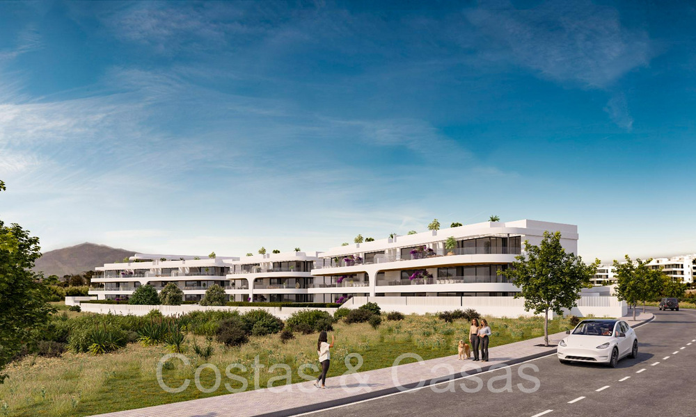 New construction project of apartments for sale on the New Golden Mile between Marbella and Estepona 64284