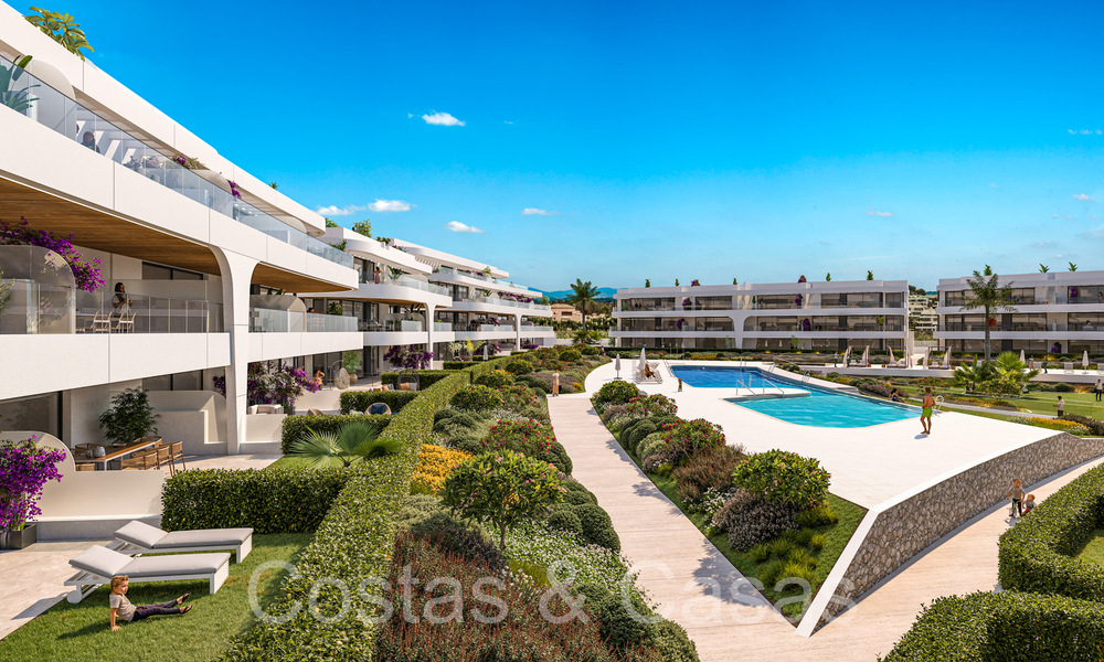 New construction project of apartments for sale on the New Golden Mile between Marbella and Estepona 69574