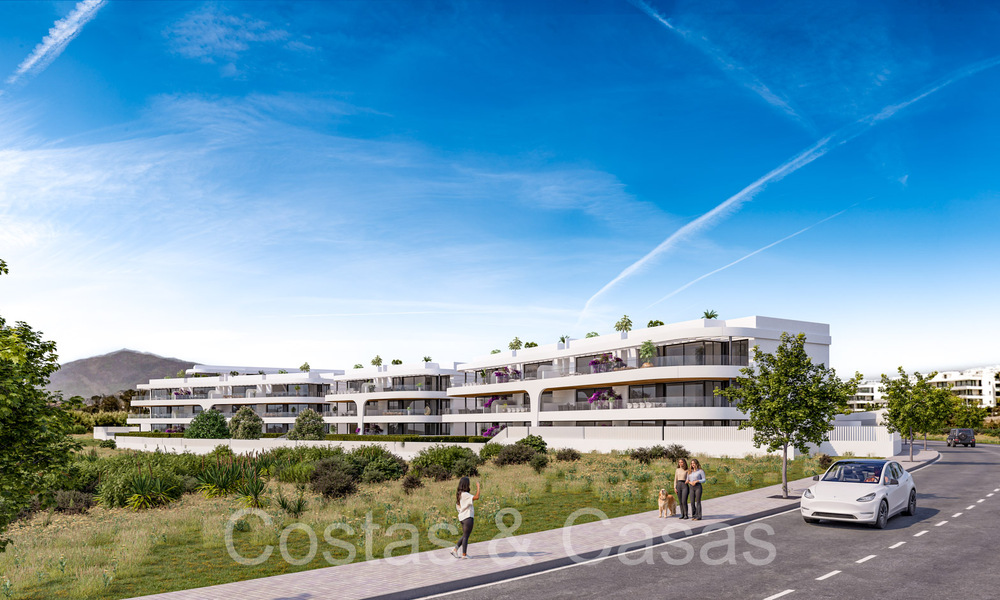 New construction project of apartments for sale on the New Golden Mile between Marbella and Estepona 69576