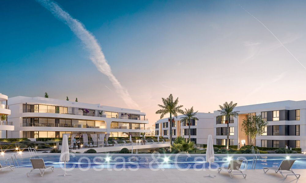 New construction project of apartments for sale on the New Golden Mile between Marbella and Estepona 69579
