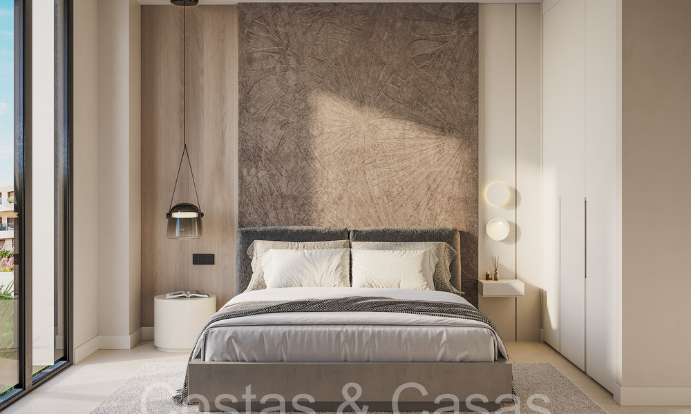 New construction project of apartments for sale on the New Golden Mile between Marbella and Estepona 69600