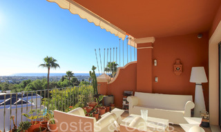 Ready to move in, spacious 3-bedroom penthouse for sale with magnificent sea views in Benahavis - Marbella 64293 