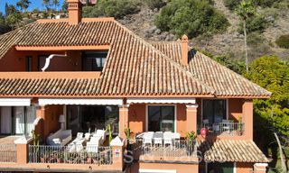 Ready to move in, spacious 3-bedroom penthouse for sale with magnificent sea views in Benahavis - Marbella 64303 
