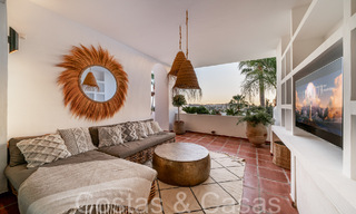 Charming apartment for sale with panoramic valley and sea views in Nueva Andalucia, Marbella 64585 
