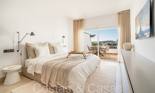 Charming apartment for sale with panoramic valley and sea views in Nueva Andalucia, Marbella 64596 