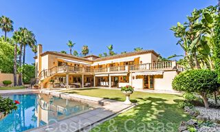 Traditional luxury villa with Andalusian charm for sale in Las Brisas in Nueva Andalucia's golf valley, Marbella 64150 