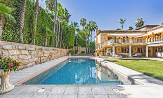 Traditional luxury villa with Andalusian charm for sale in Las Brisas in Nueva Andalucia's golf valley, Marbella 64154 