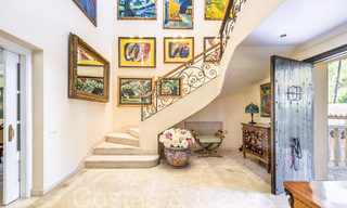 Traditional luxury villa with Andalusian charm for sale in Las Brisas in Nueva Andalucia's golf valley, Marbella 64157 