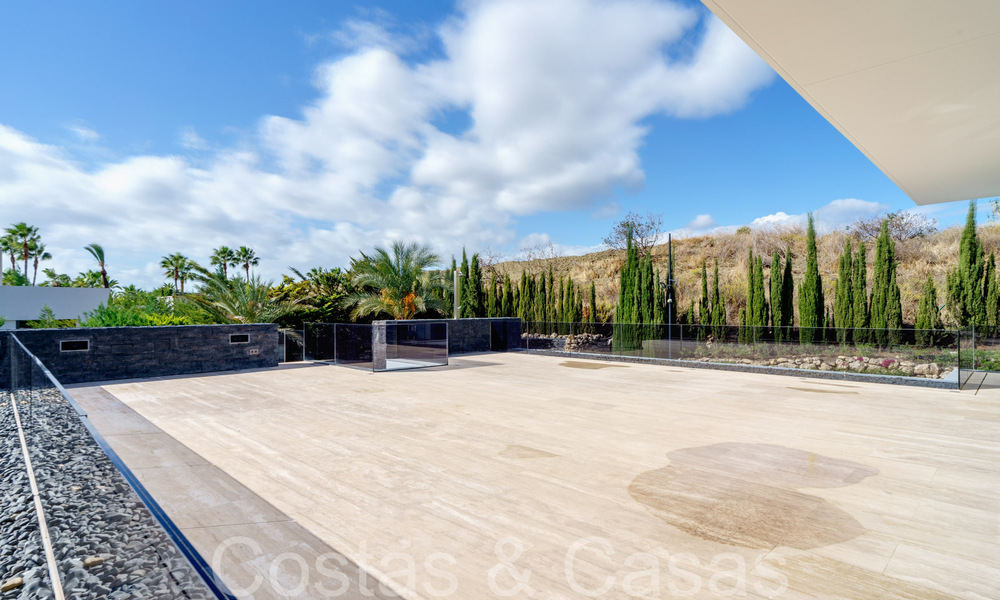 New luxury villa with advanced architectural style for sale in Nueva Andalucia's golf valley, Marbella 64531