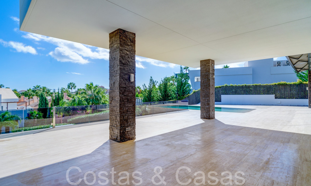 New luxury villa with advanced architectural style for sale in Nueva Andalucia's golf valley, Marbella 64564