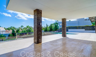 New luxury villa with advanced architectural style for sale in Nueva Andalucia's golf valley, Marbella 64564 