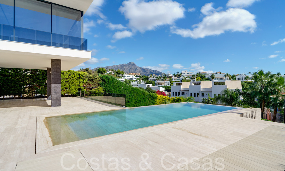 New luxury villa with advanced architectural style for sale in Nueva Andalucia's golf valley, Marbella 64567