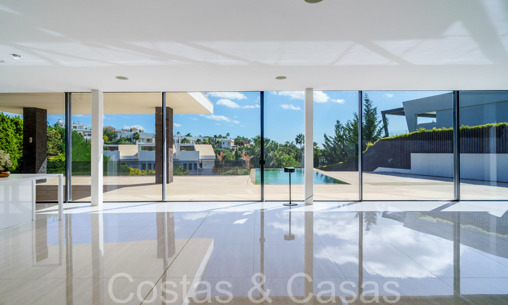 New luxury villa with advanced architectural style for sale in Nueva Andalucia's golf valley, Marbella 64583