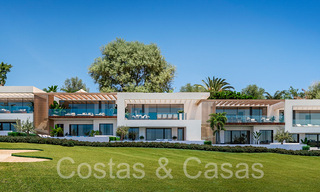 New project with modern luxury houses for sale adjacent to the golf course in Mijas, Costa del Sol 64613 