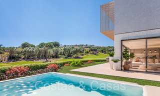 New project with modern luxury houses for sale adjacent to the golf course in Mijas, Costa del Sol 64619 