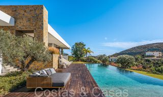 Ready to move in, modern luxury villa for sale, frontline golf in the prestigious Marbella Club Golf Resort in Benahavis 65373 